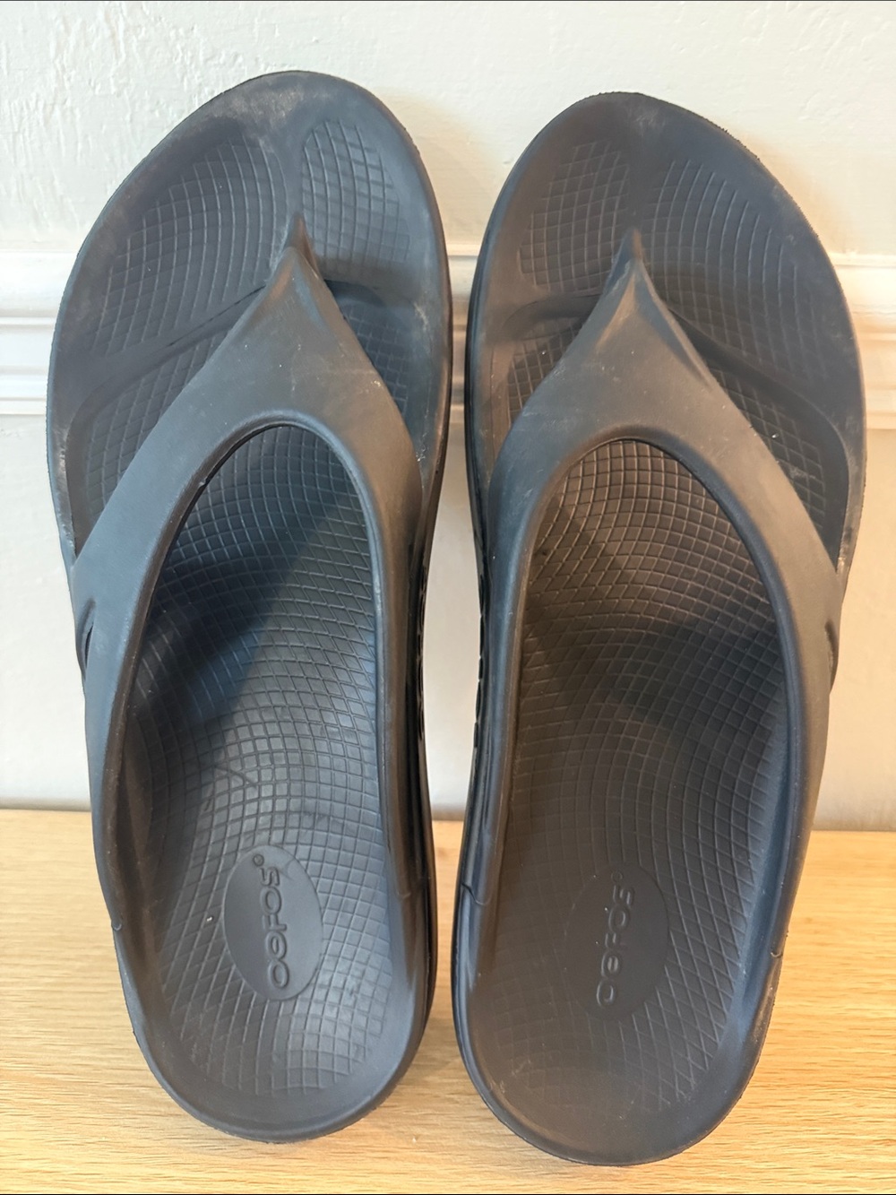 OOFOS Black Men's Recovery Sandals Size 13